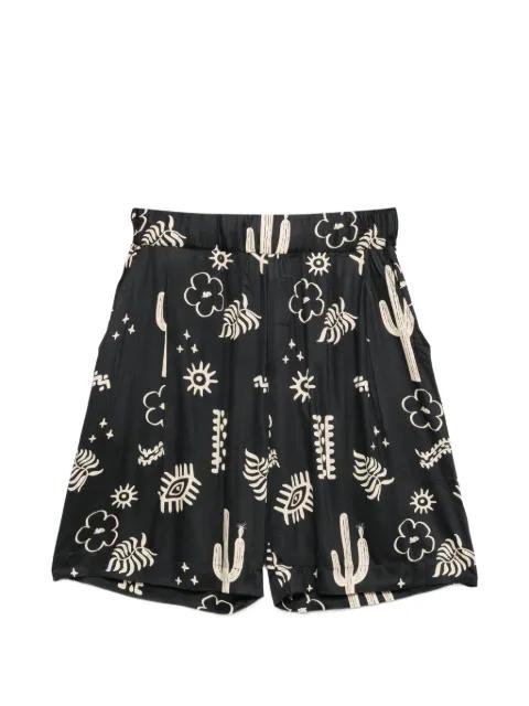 graphic-print shorts by A PAPER KID