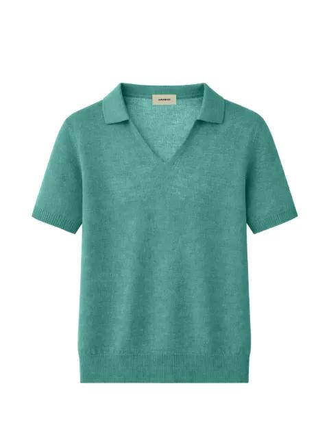 knitted V-neck T-shirt by A PAPER KID
