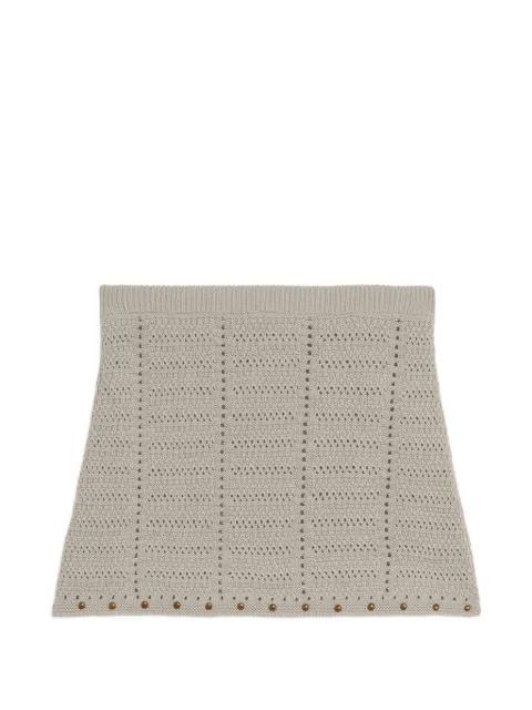knitted mini skirt by A PAPER KID
