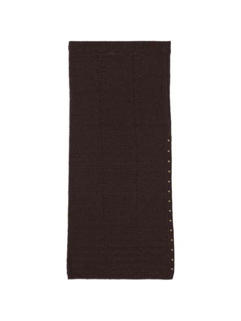 knitted studded midi skirt by A PAPER KID