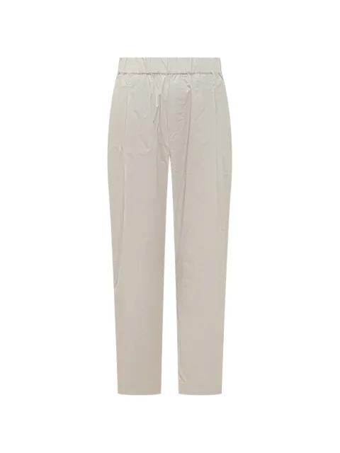 logo-patch trousers by A PAPER KID