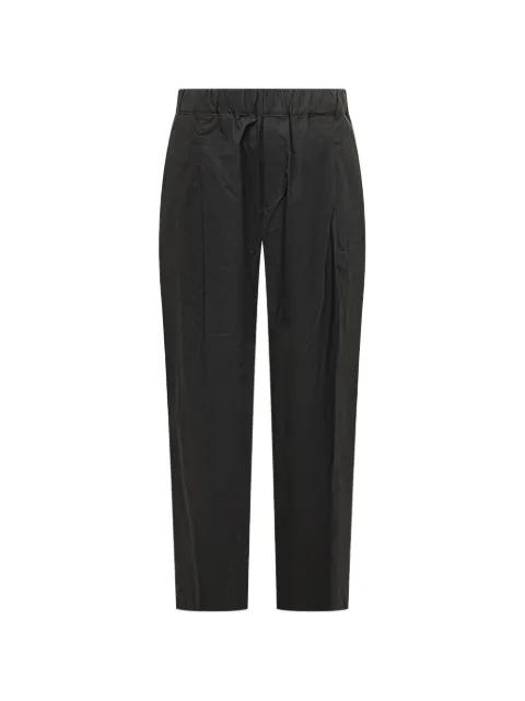 logo-patch trousers by A PAPER KID