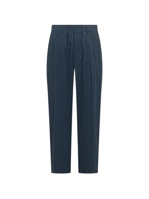 logo-patch trousers by A PAPER KID