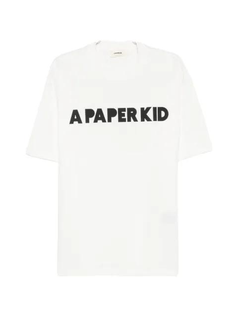 logo-print T-shirt by A PAPER KID