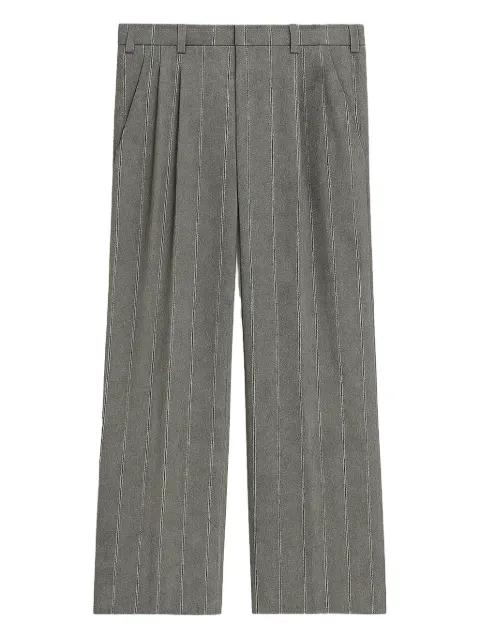 pinstripe pleated trousers by A PAPER KID