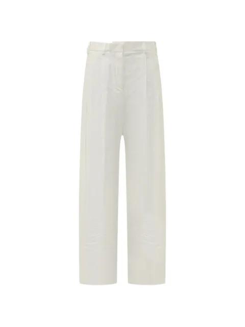pleated linen-trousers by A PAPER KID