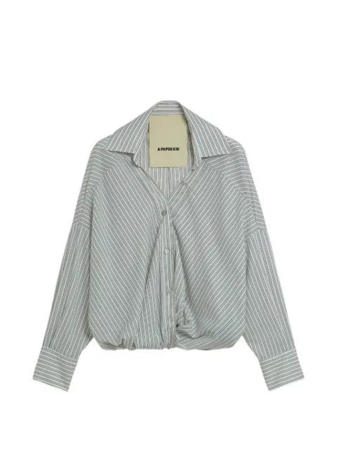 striped over shirt by A PAPER KID