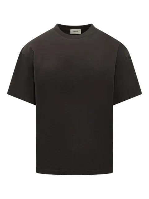 text-print T-shirt by A PAPER KID