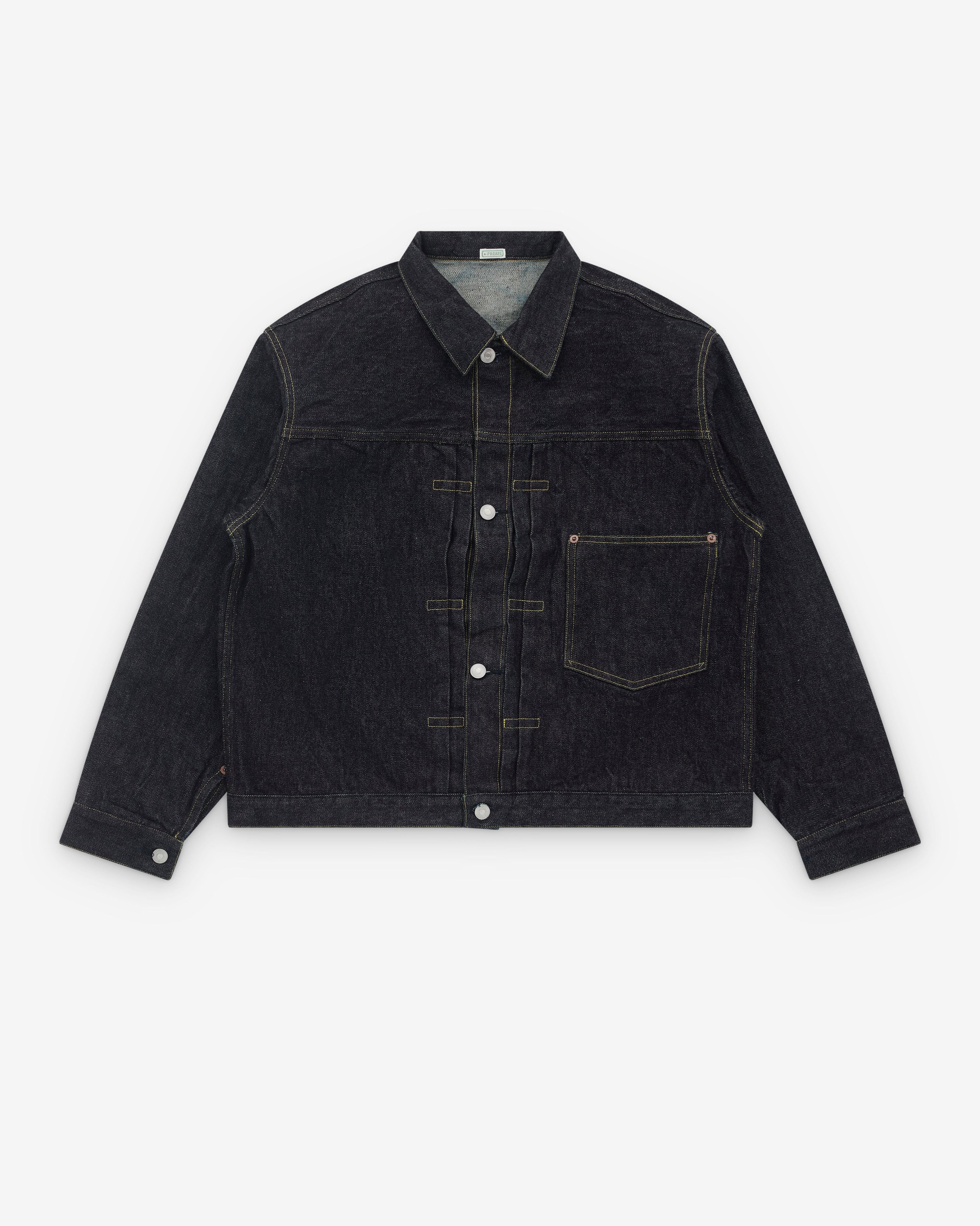 A.Presse - Men’s 1st Type Denim Jacket - (Indigo) by A.PRESSE