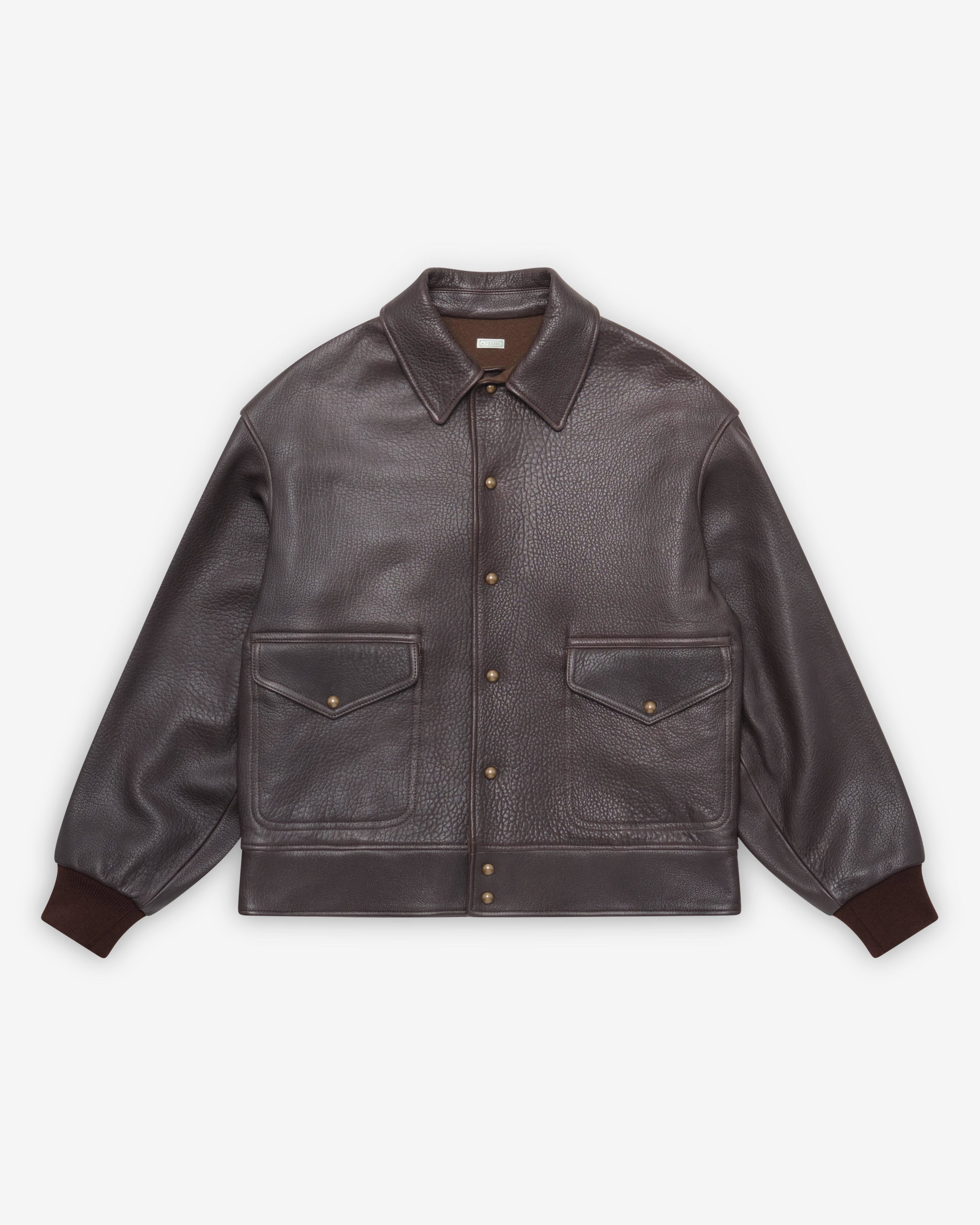A.Presse - Men's A-1 Flight Jacket - (Brown) by A.PRESSE