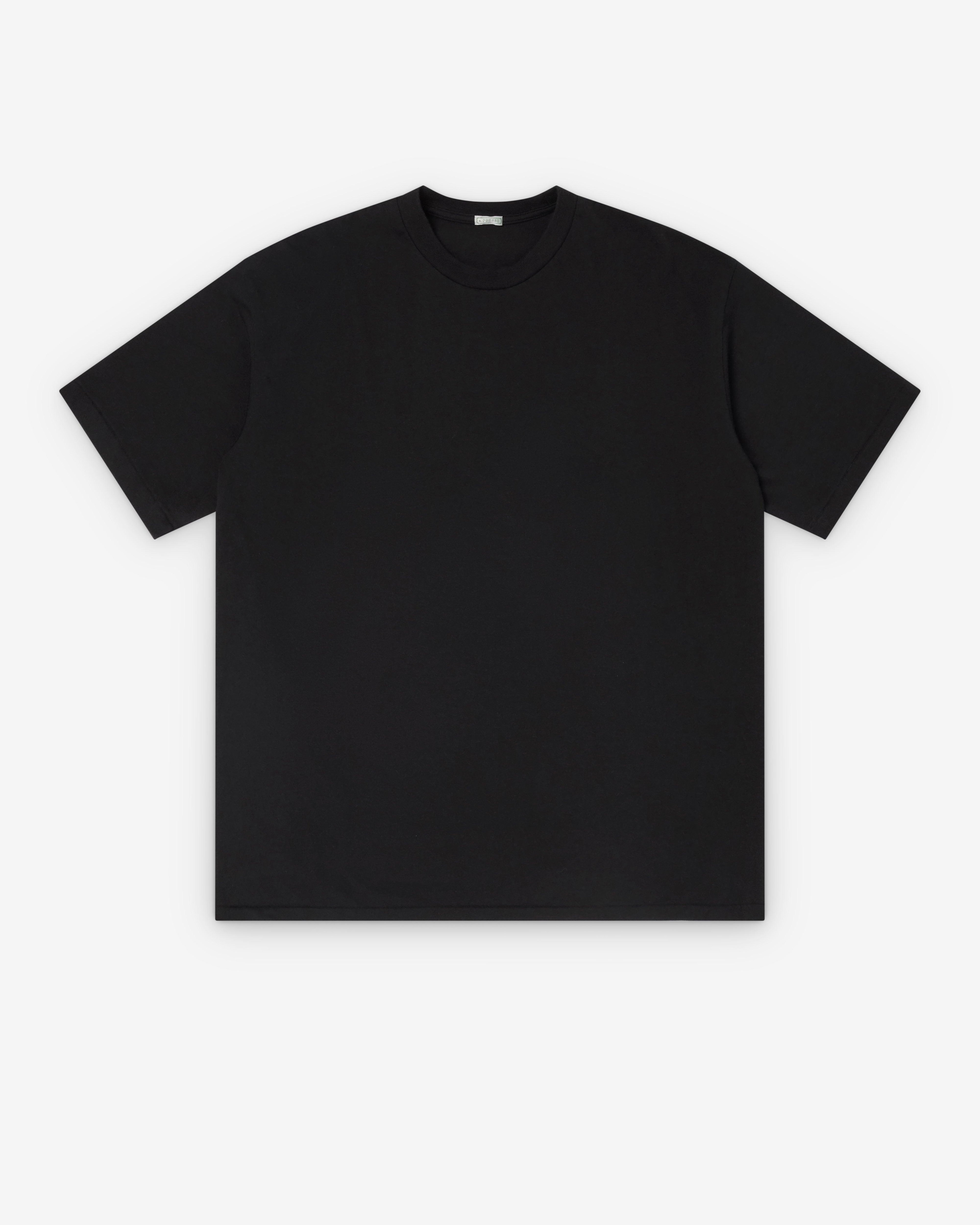 A.Presse - Men's Cashmere Blend Short Sleeve T-Shirt - (Black) by A.PRESSE