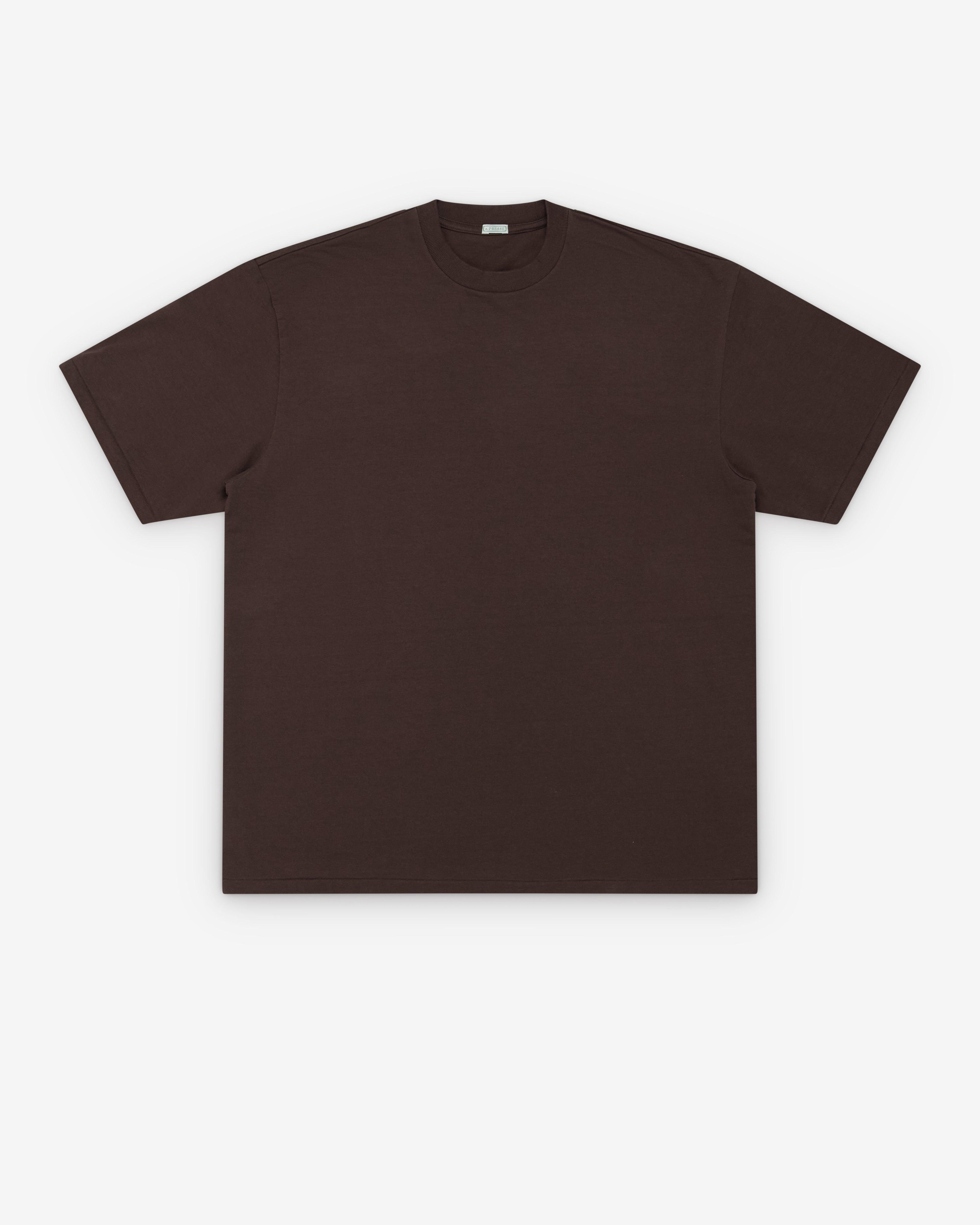 A.Presse - Men's Heavy Weight T-Shirt - (Brown) by A.PRESSE