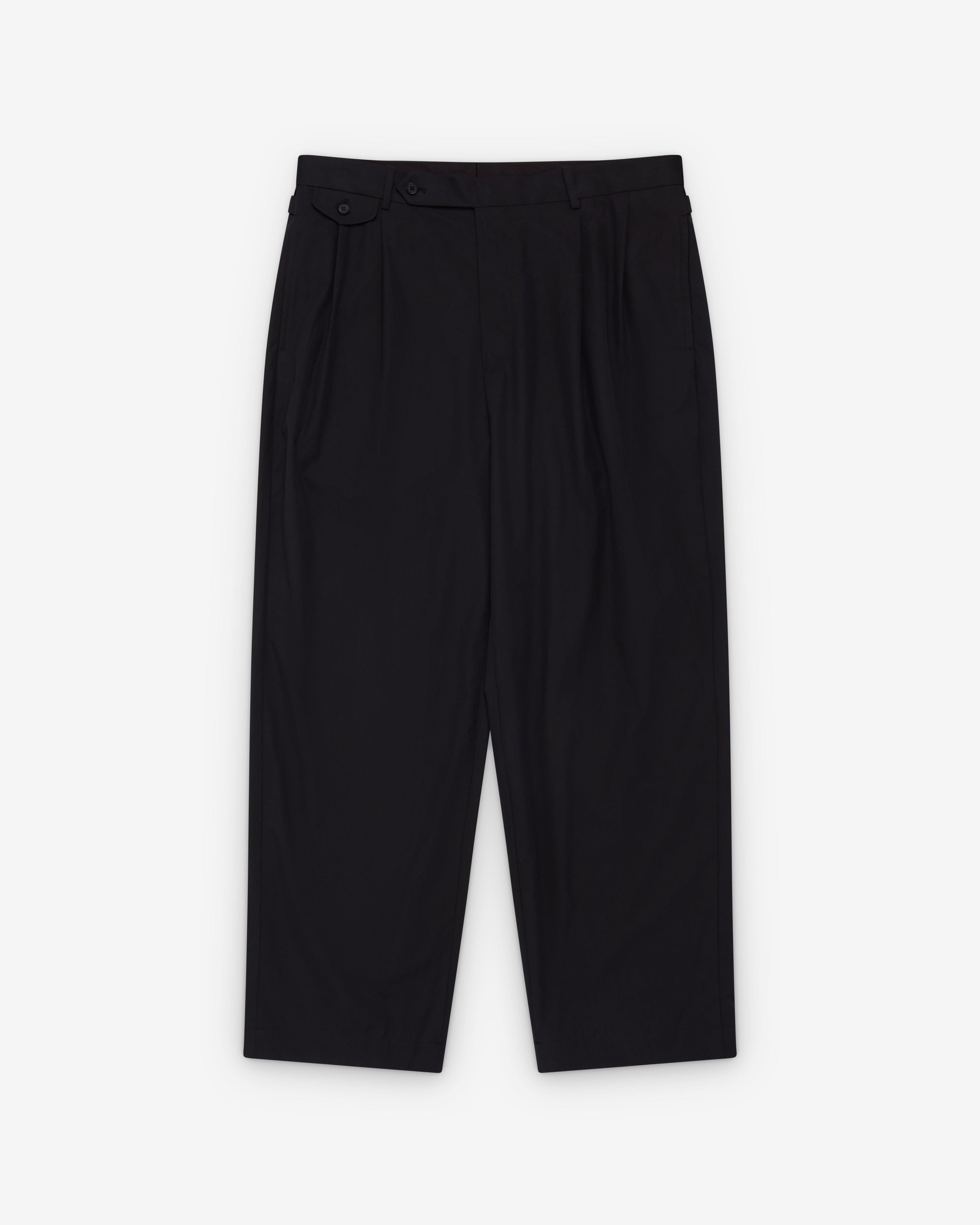 A.Presse - Men's High Density Weather Cloth Trousers - (Black) by A.PRESSE