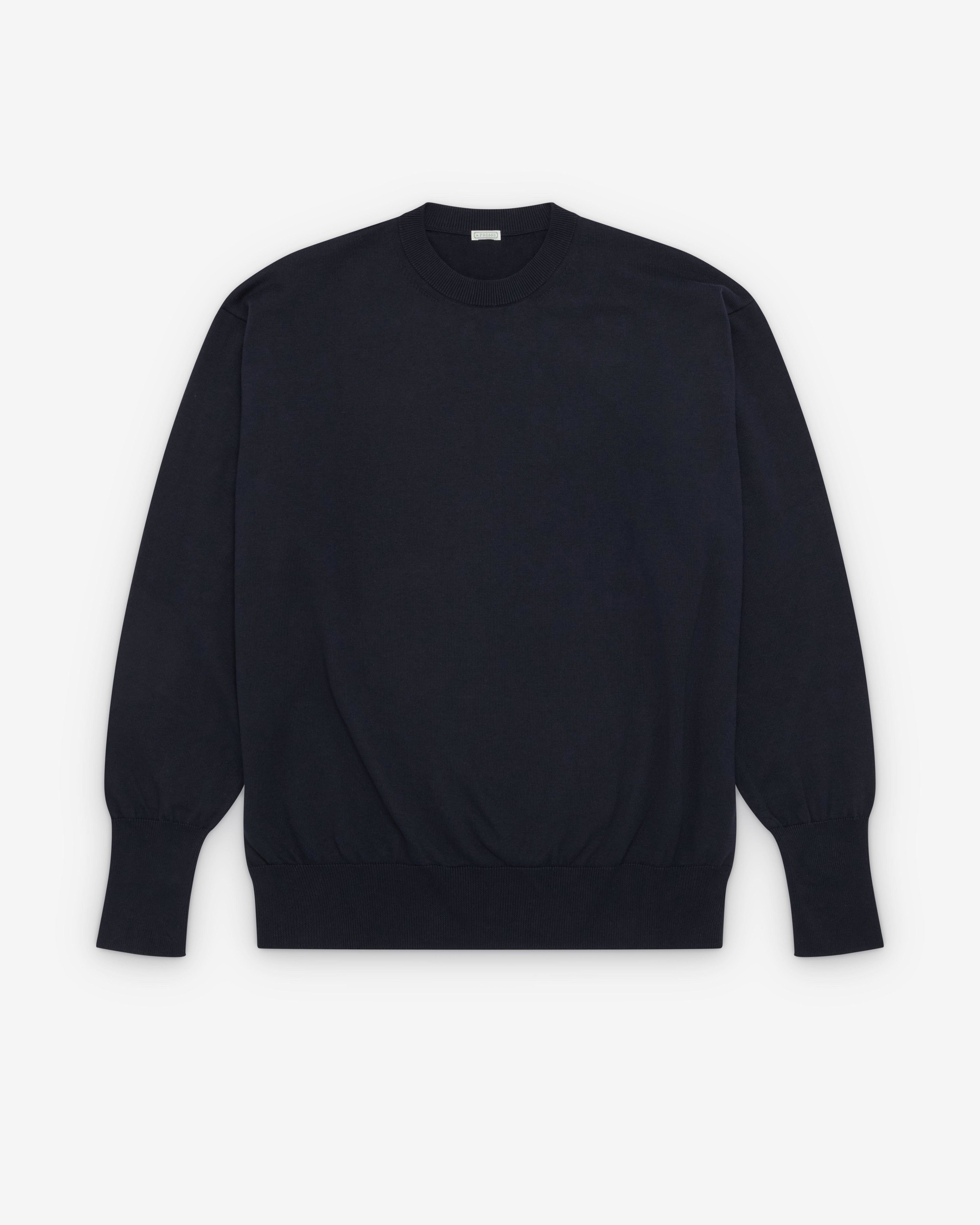 A.Presse - Men's Long Sleeve T-Shirt - (Navy) by A.PRESSE