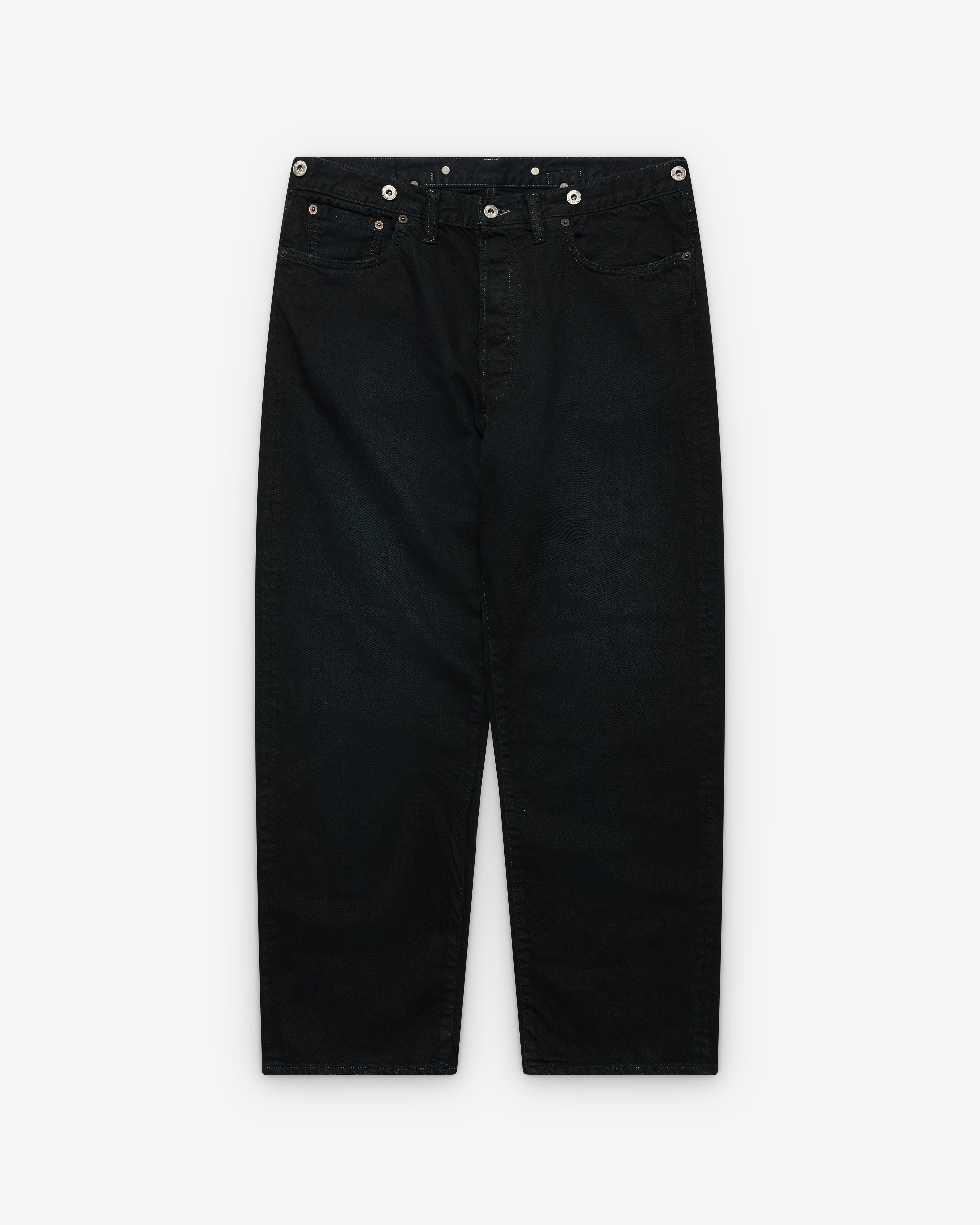 A.Presse - Men's No.22 Washed Wide Denim Pants - (Deep Indigo) by A.PRESSE