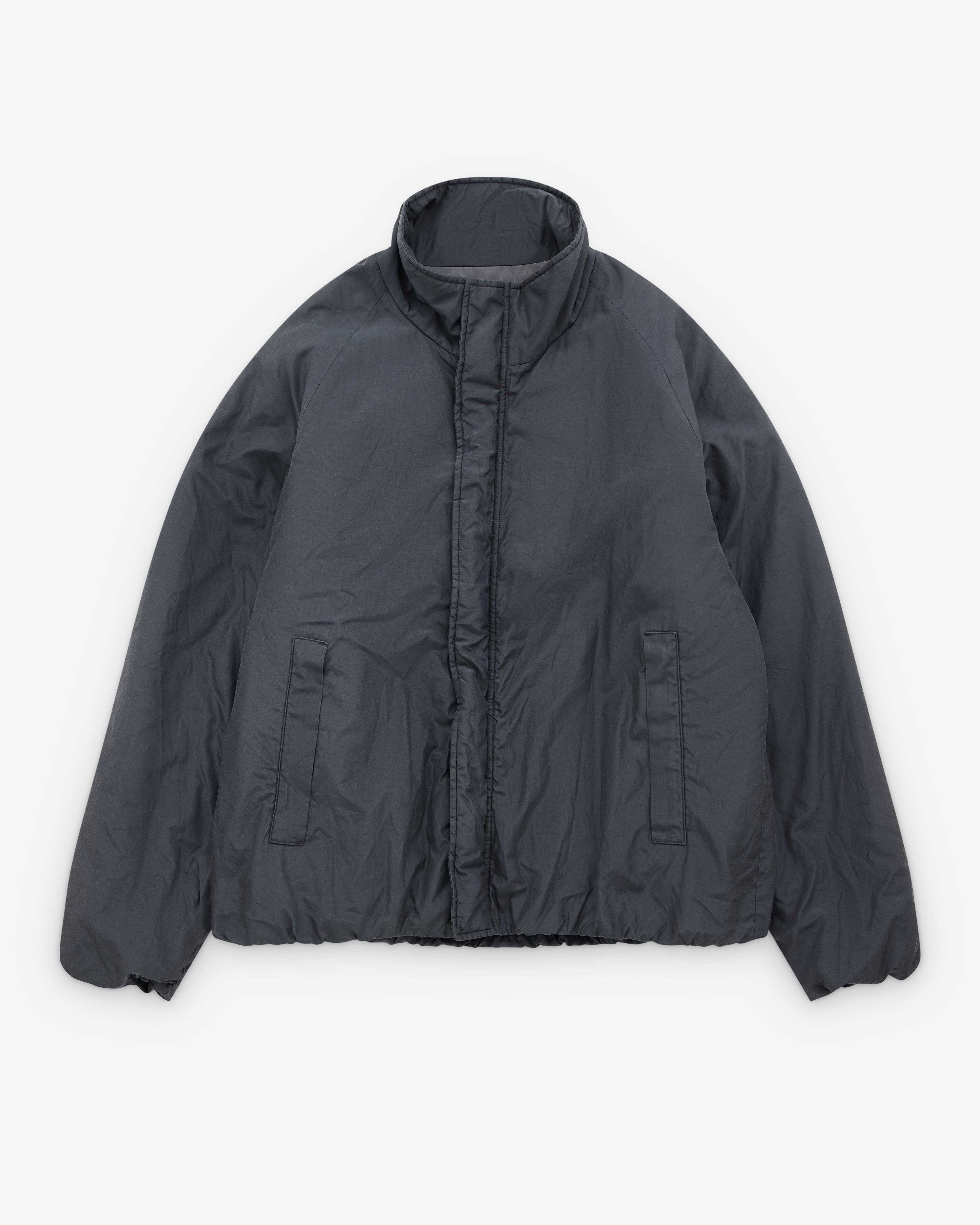 A.Presse - Men's Silk Taffeta US Navy Shipboard Jacket - (Charcoal) by A.PRESSE