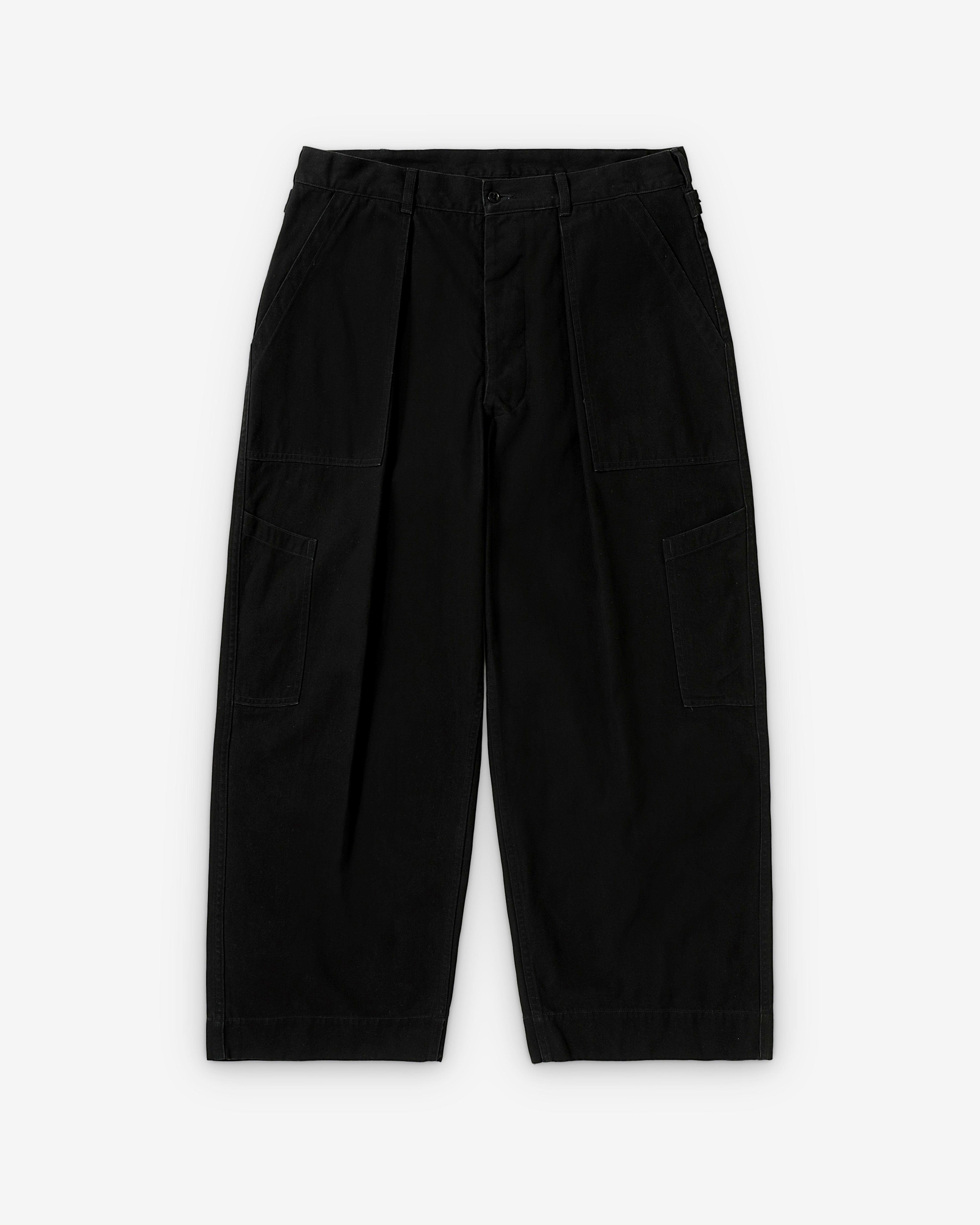 A.Presse - Men's Usaf Hemmed Bottoms - (Black) by A.PRESSE