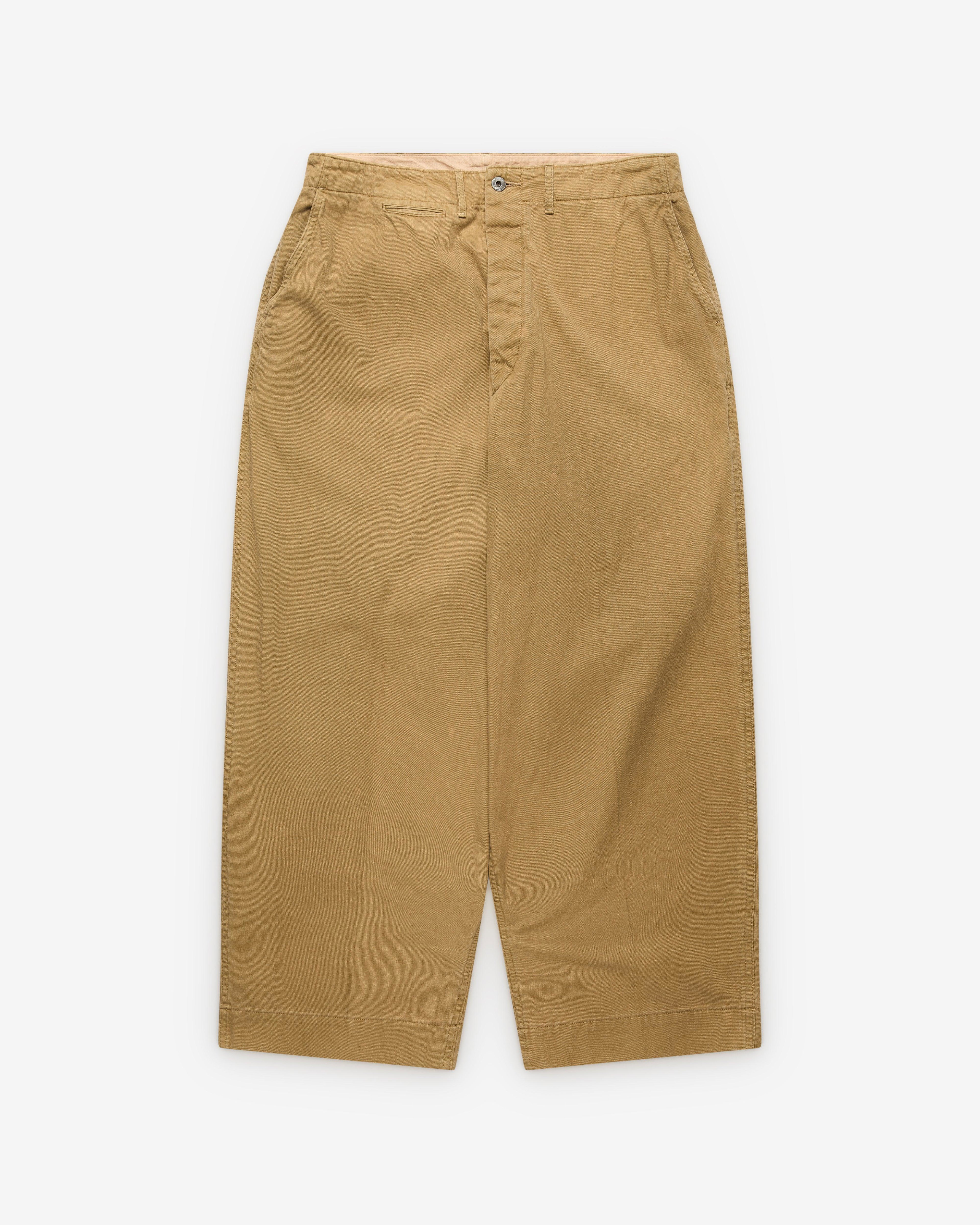 A.Presse - Men's Vintage Chino Trousers - (Beige) by A.PRESSE