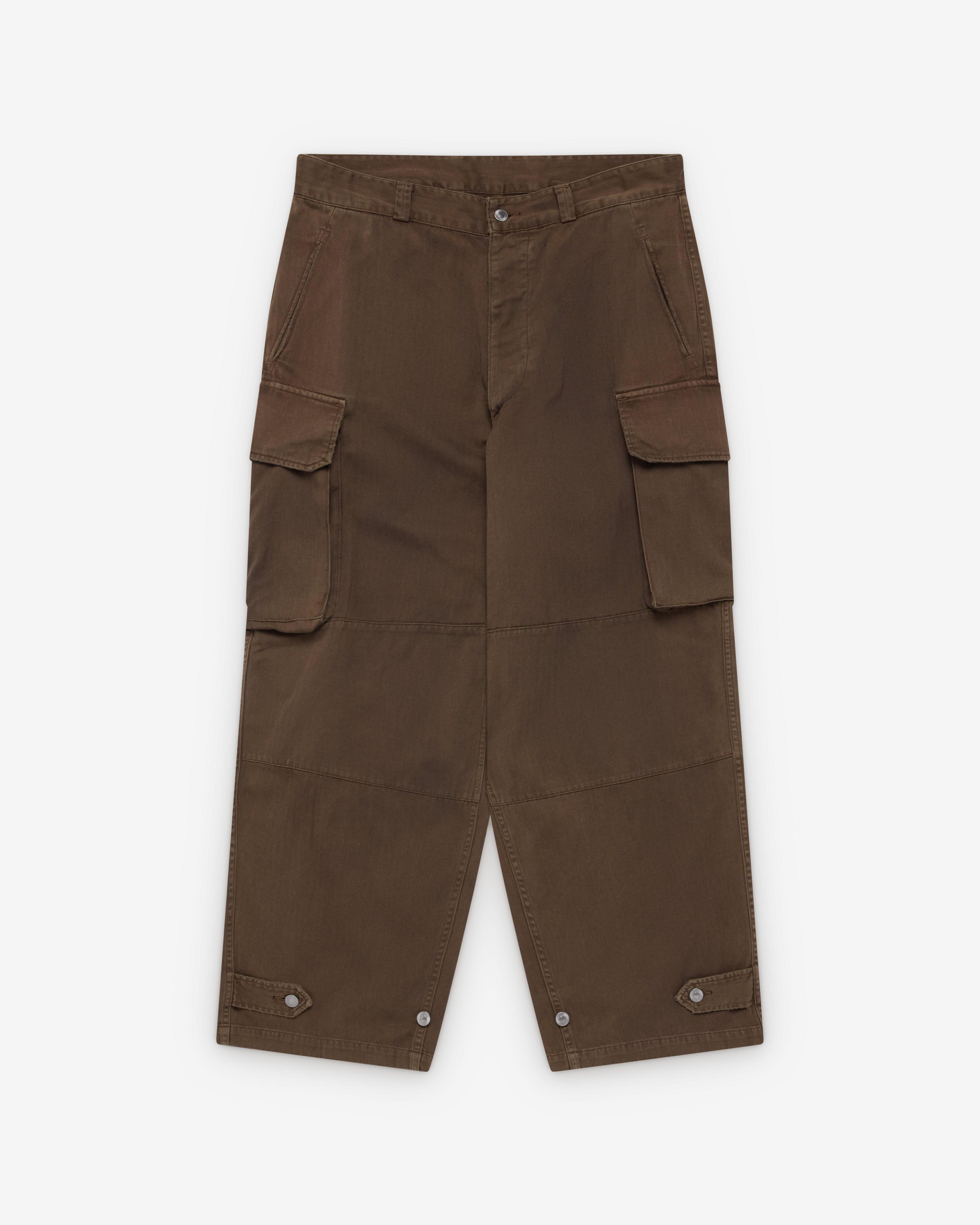 A.Presse - Men's Vintage FA HBT M-47 Trousers - (Brown) by A.PRESSE