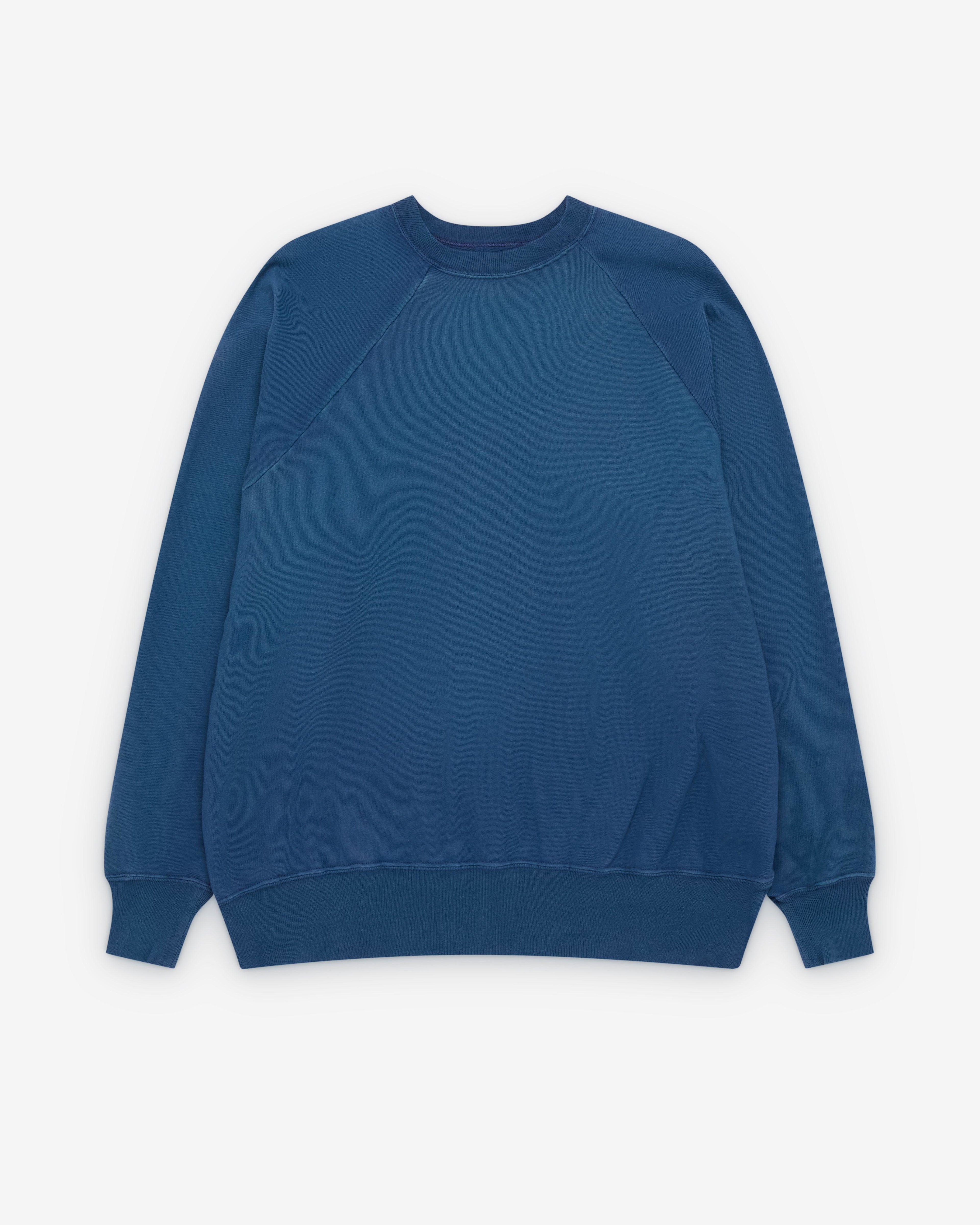 A.Presse - Men's Vintage Light Weight Sweatshirt - (Blue) by A.PRESSE