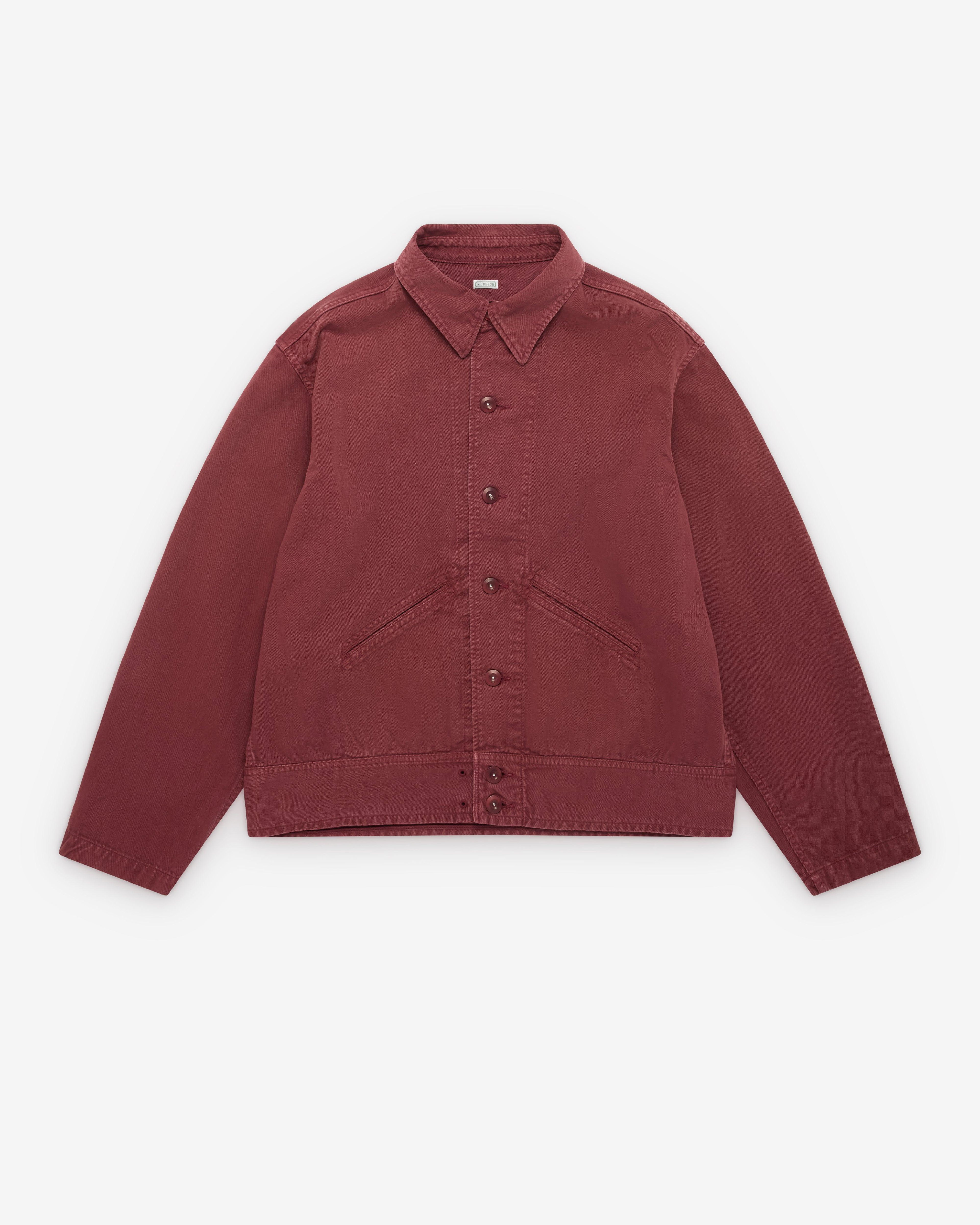 A.Presse - Men's Vintage Medical Jacket - (Burgundy) by A.PRESSE