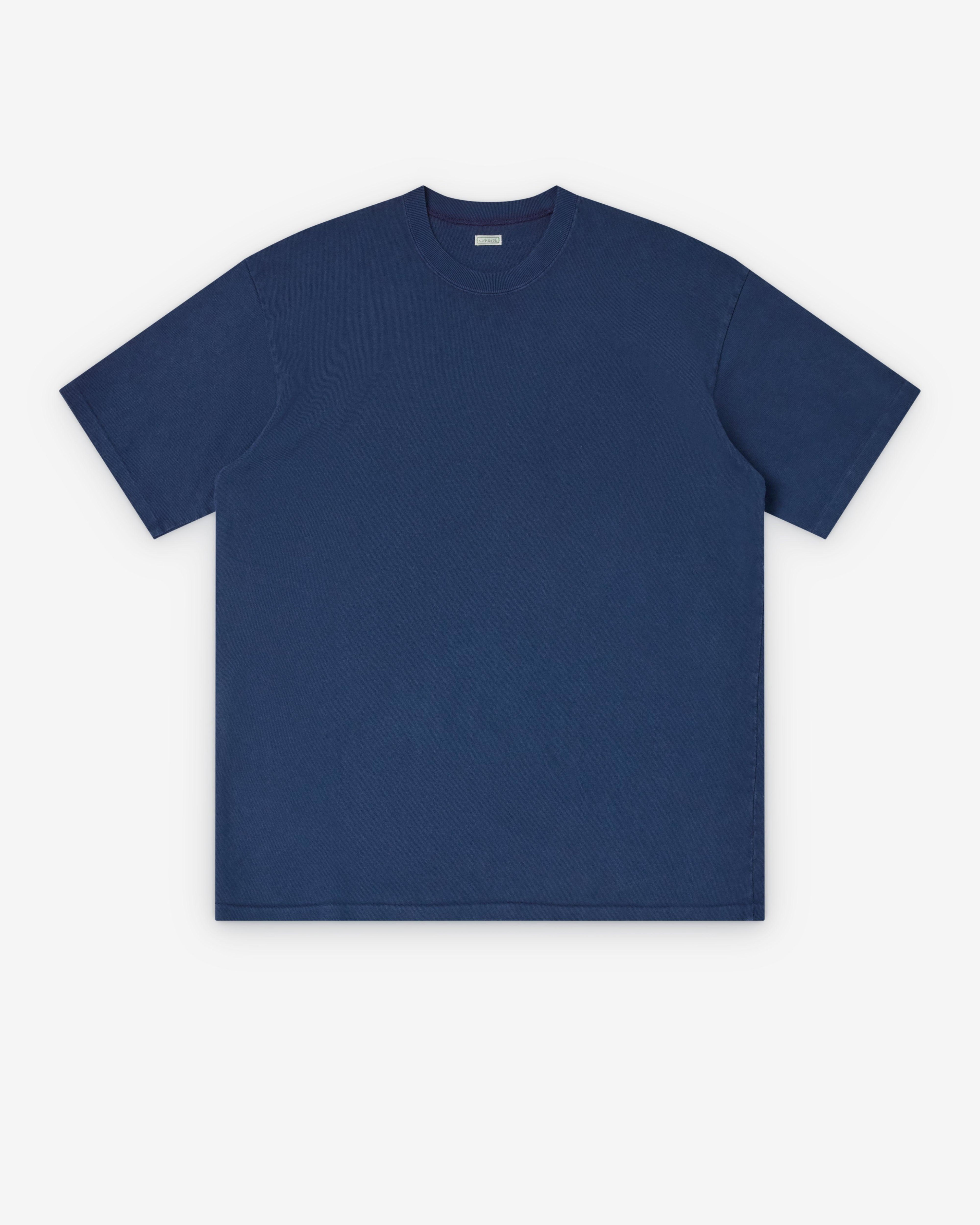 A.Presse - Men's Vintage Short Sleeve T-Shirt - (Navy) by A.PRESSE
