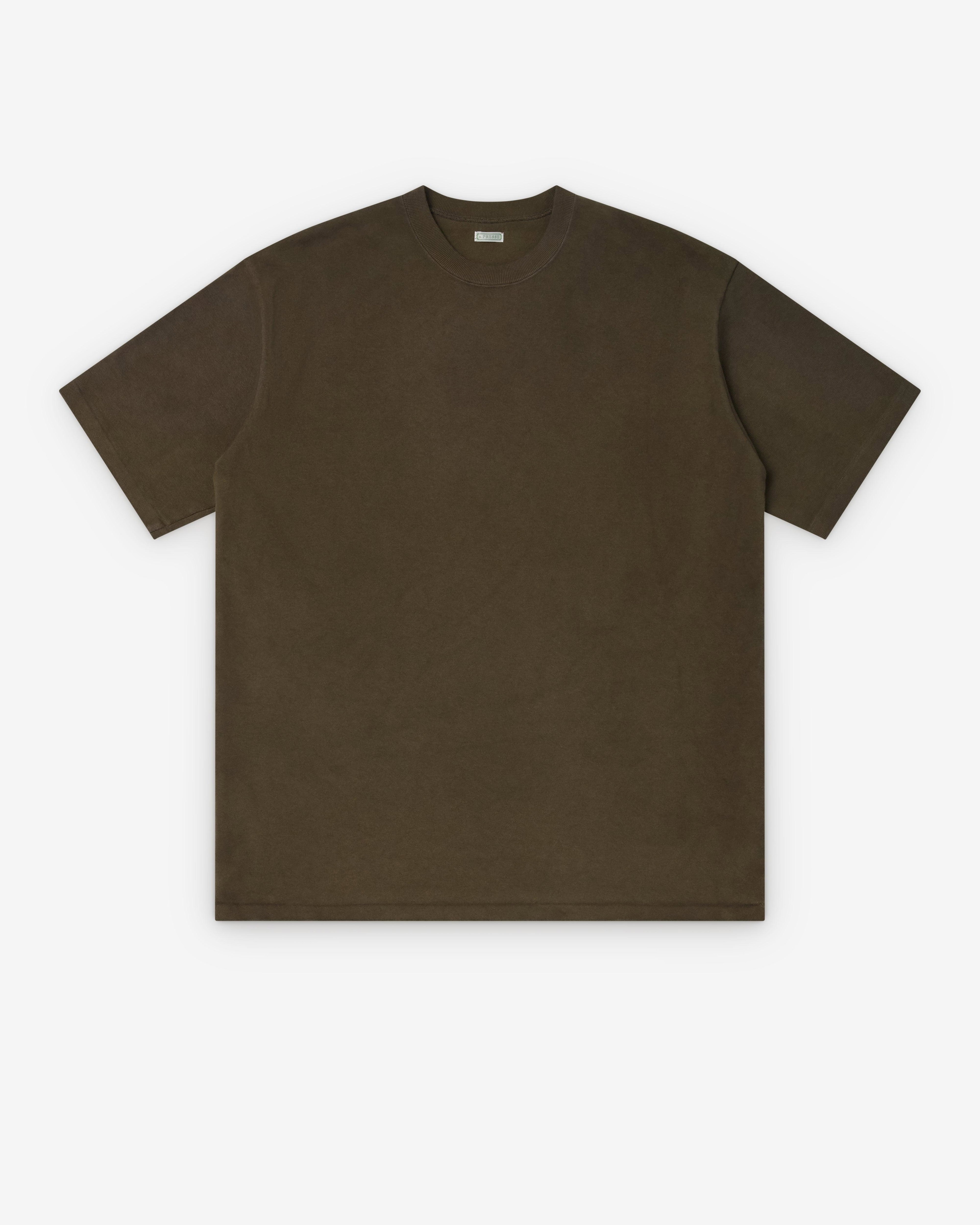 A.Presse - Men's Vintage Short Sleeve T-Shirt - (Olive) by A.PRESSE