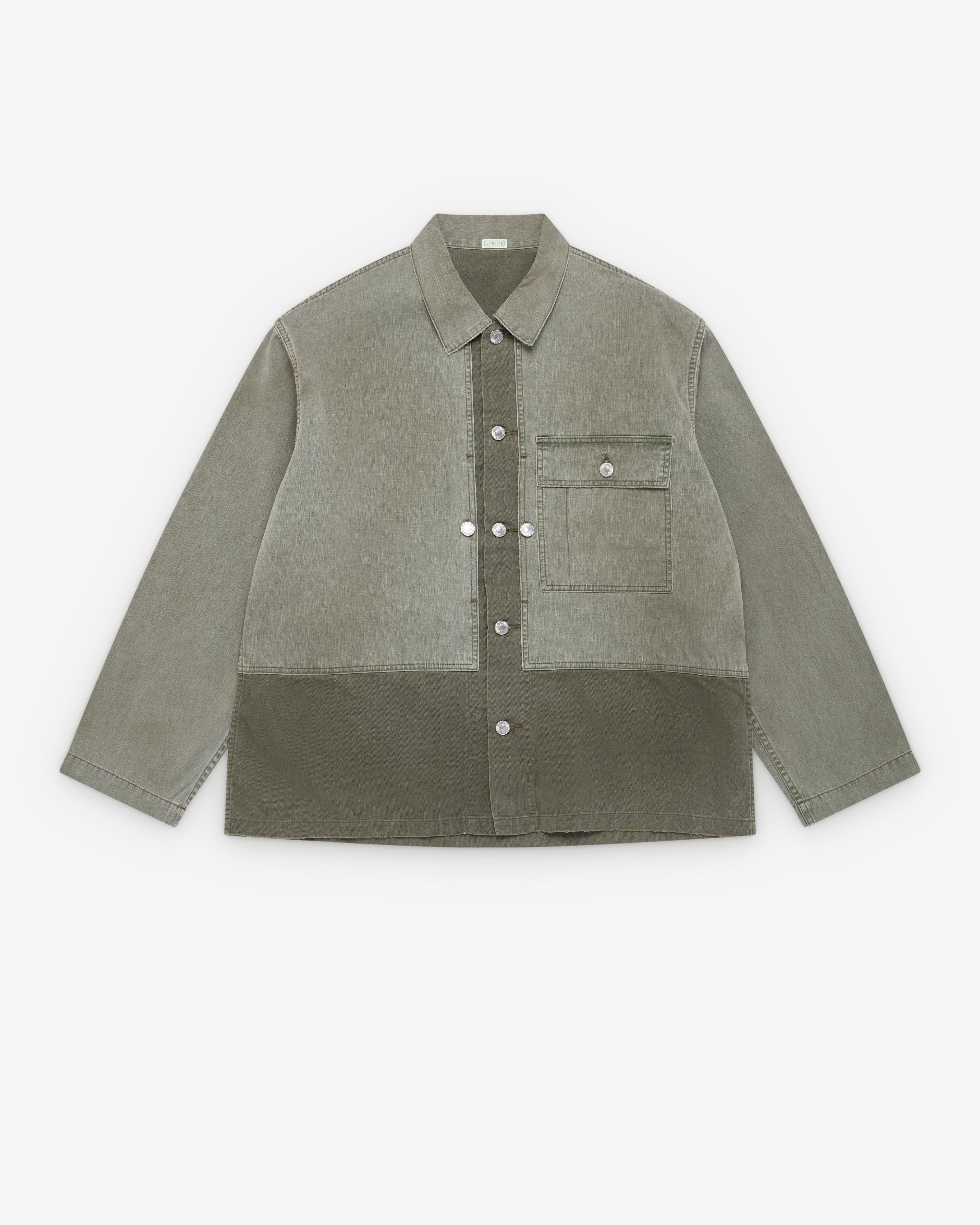 A.Presse - Men's Vintage USMA HBT M-44 Jacket - (Sage) by A.PRESSE