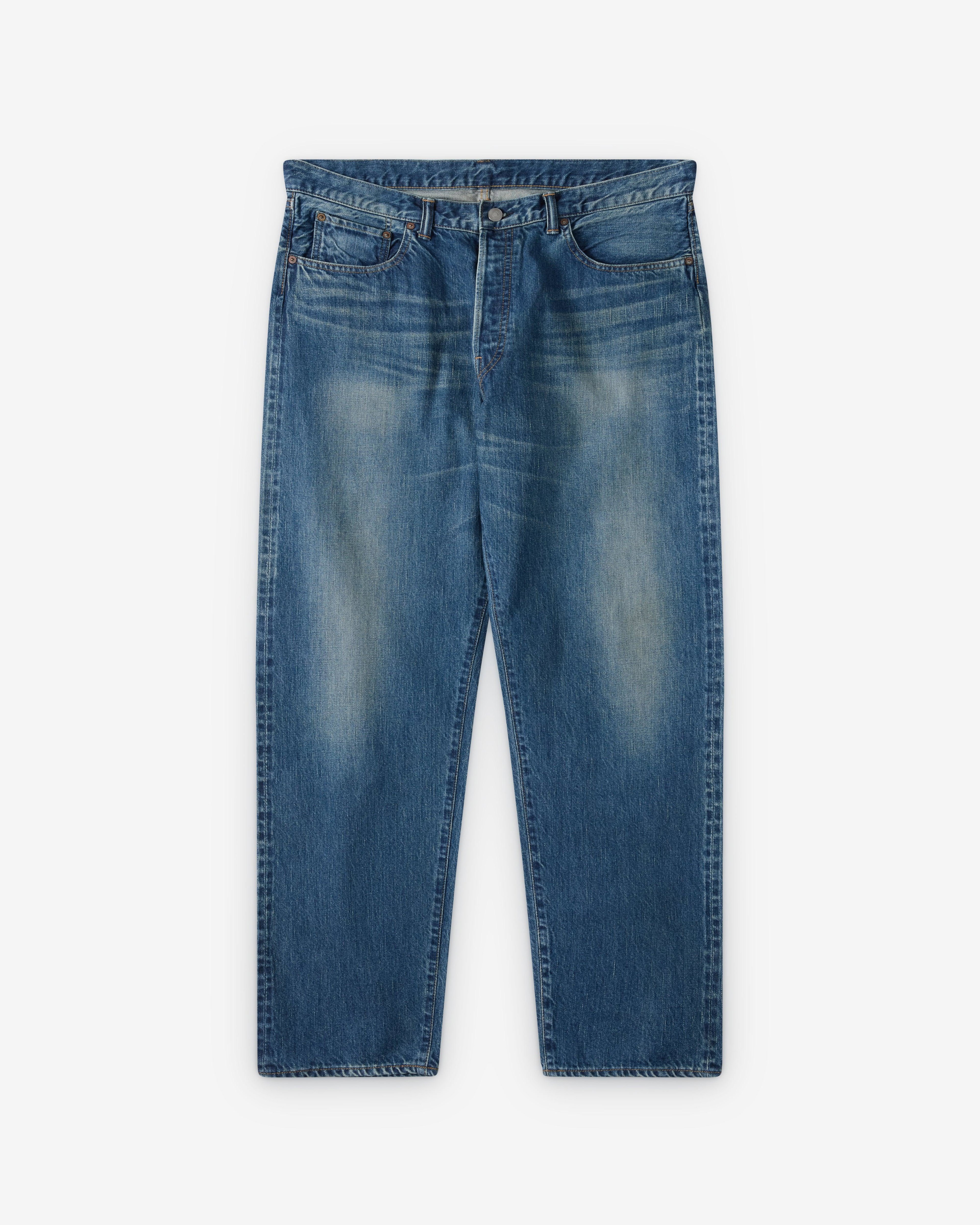 A.Presse - Men's Washed Denim Pants - (Bleach) by A.PRESSE