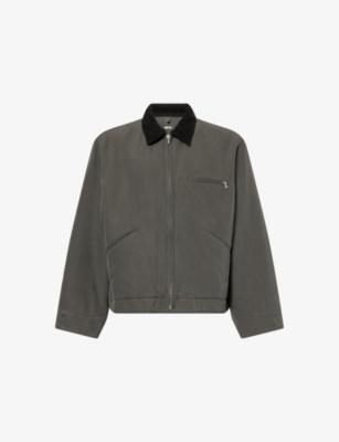 Detroit Collared Cotton and Silk-Blend Jacket by A.PRESSE