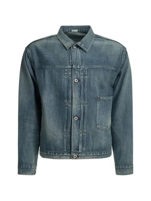 No. 23 button-down denim jacket by A.PRESSE