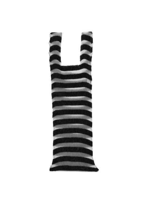 Ivy striped knitted tote bag by A. ROEGE HOVE