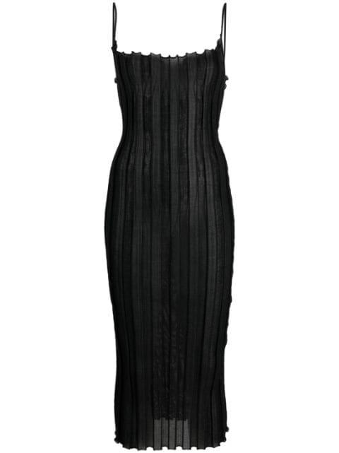 Katrine ribbed midi dress by A. ROEGE HOVE