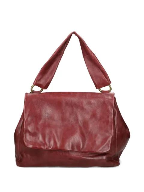flap leather shoulder bag by A.S.98