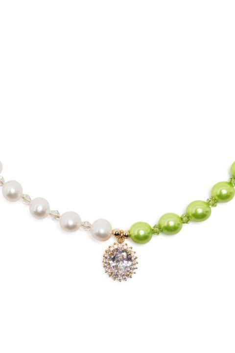 two-tone pearl necklace by A SINNER IN PEARLS