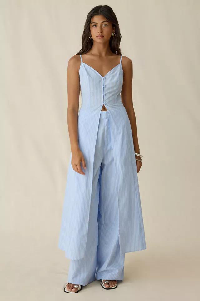 ASTR The Label Rena Button-Front Flyaway Maxi Top by A ST R THE LABEL