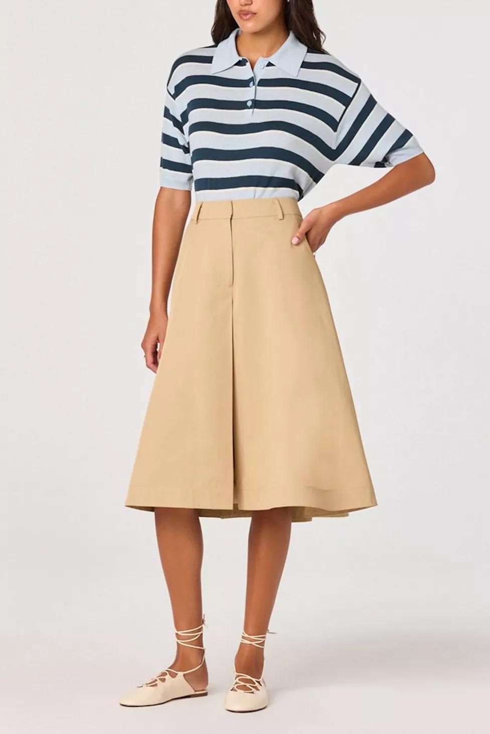 ASTR The Label Scottie Striped Short Sleeve Polo Sweater by A ST R THE LABEL