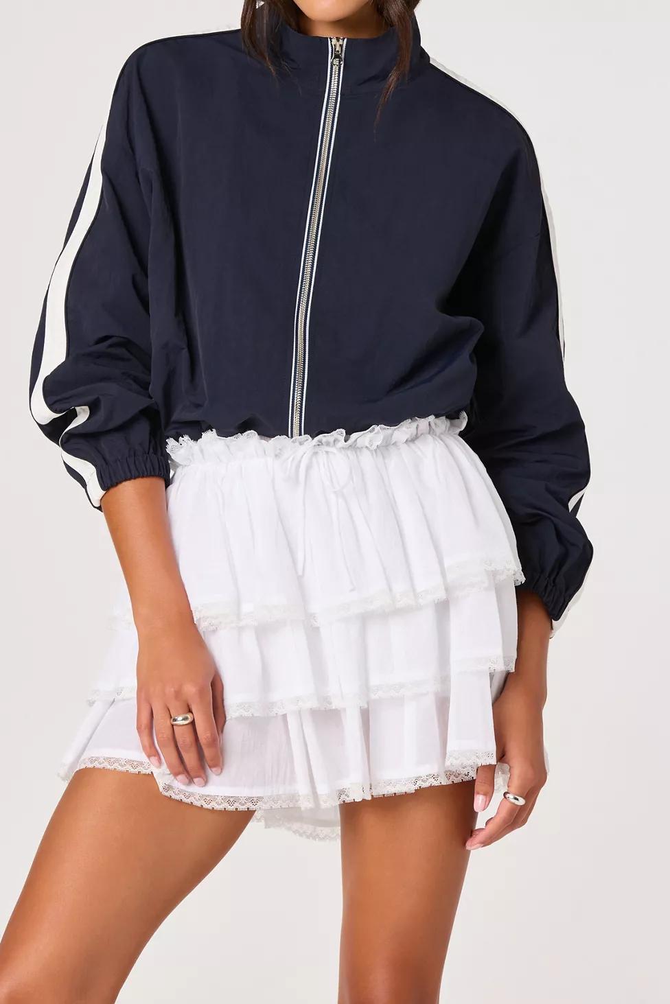 ASTR The Label Teo Contrast Stripe Track Jacket by A ST R THE LABEL