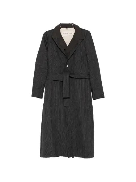 Johnston belted coat by A TENTATIVE ATELIER