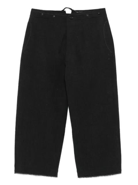 V-cut trousers by A TENTATIVE ATELIER