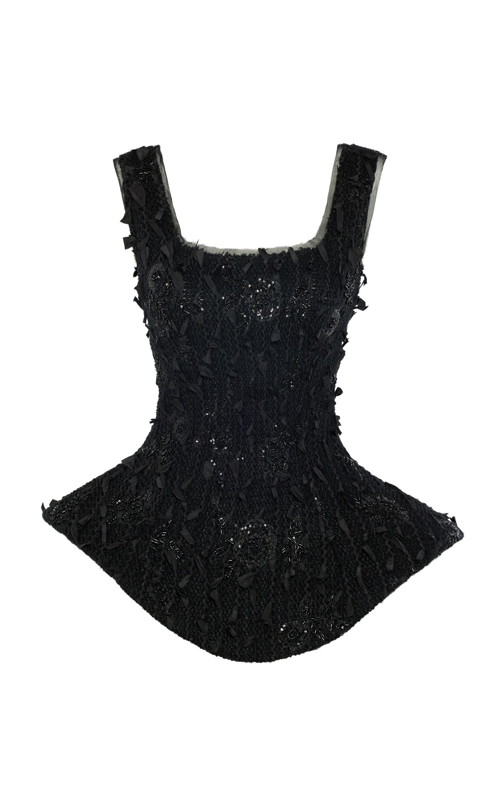 A.W.A.K.E. MODE Ballerina Embellished Silk-Blend Top - Moda Operandi by A.W.A.K.E MODE