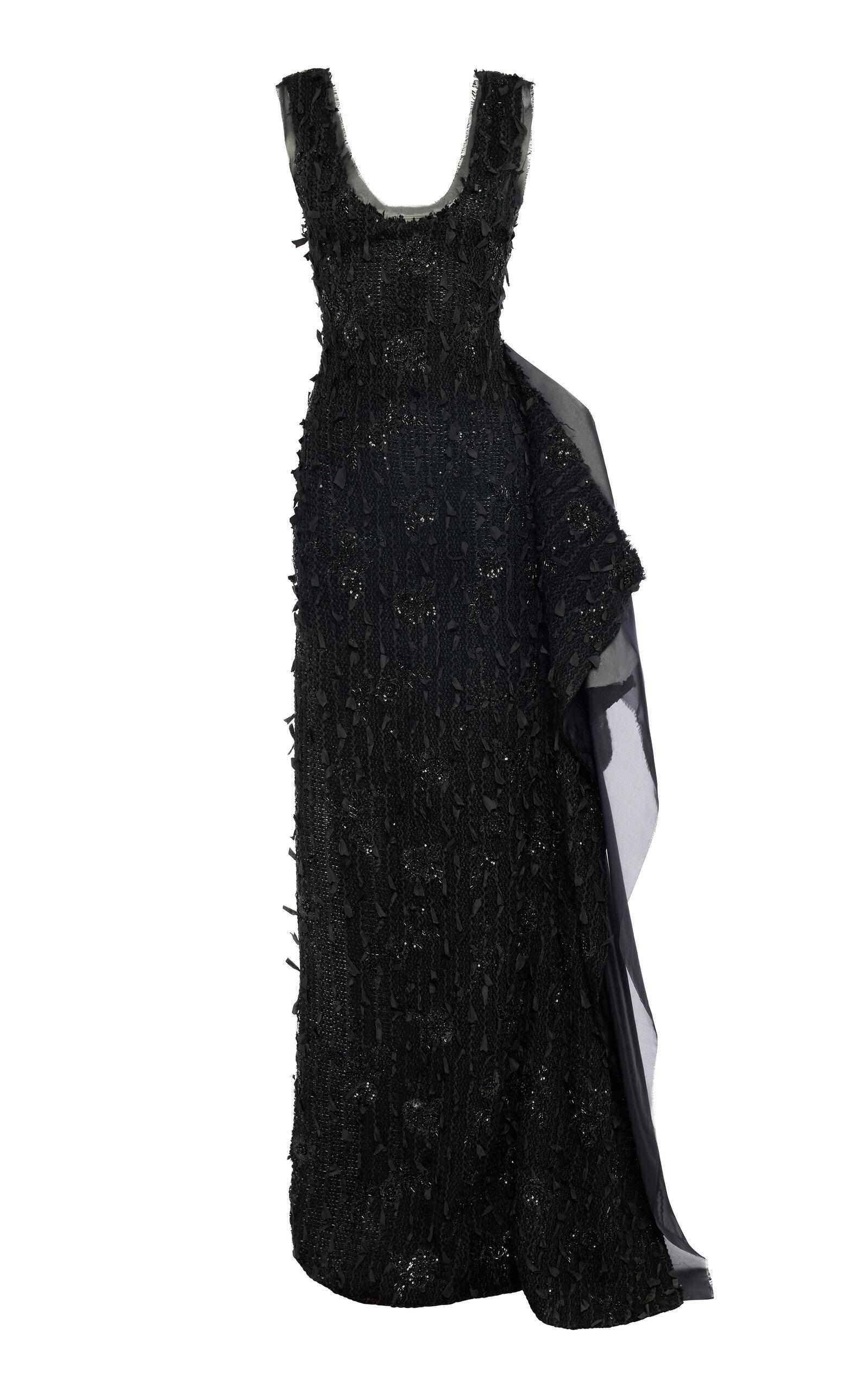 A.W.A.K.E. MODE Beaded Silk-Blend Maxi Dress - Moda Operandi by A.W.A.K.E MODE