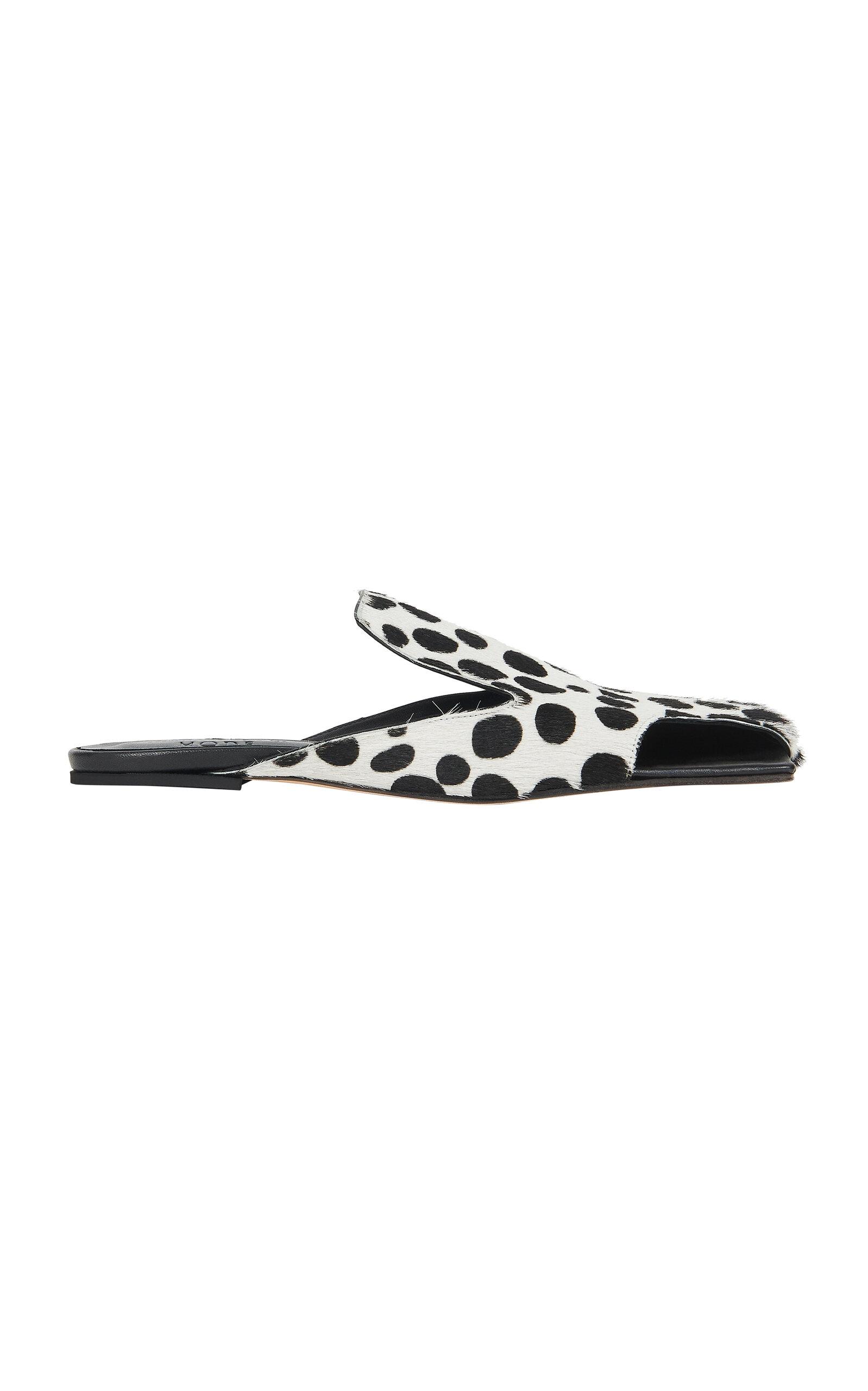 A.W.A.K.E. MODE - Tim Pony Hair Mules - Print - - Only At Moda Operandi by A.W.A.K.E MODE