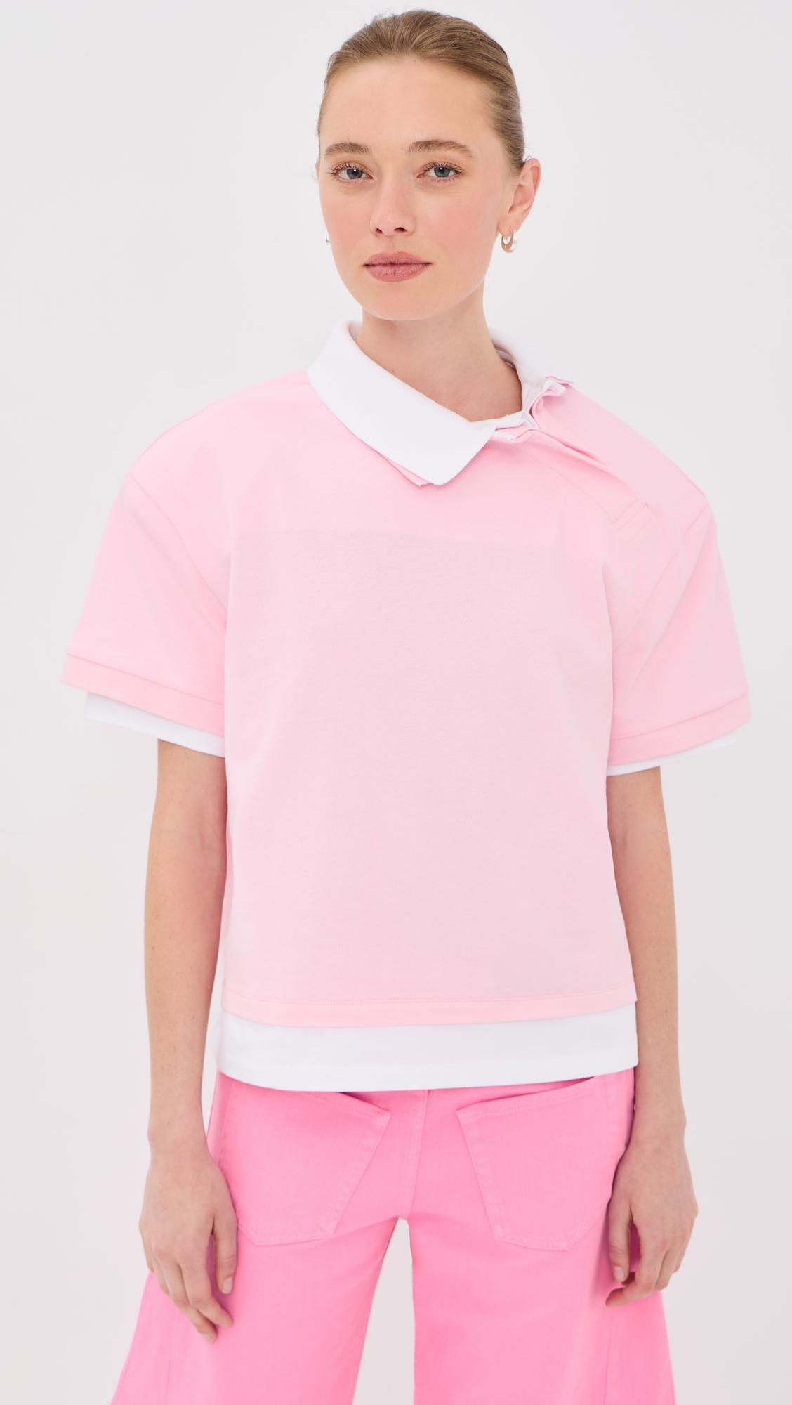 Double Collar Rugby Top by A.W.A.K.E MODE
