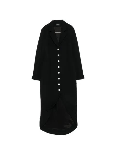 V-neck asymmetric dress by A.W.A.K.E MODE