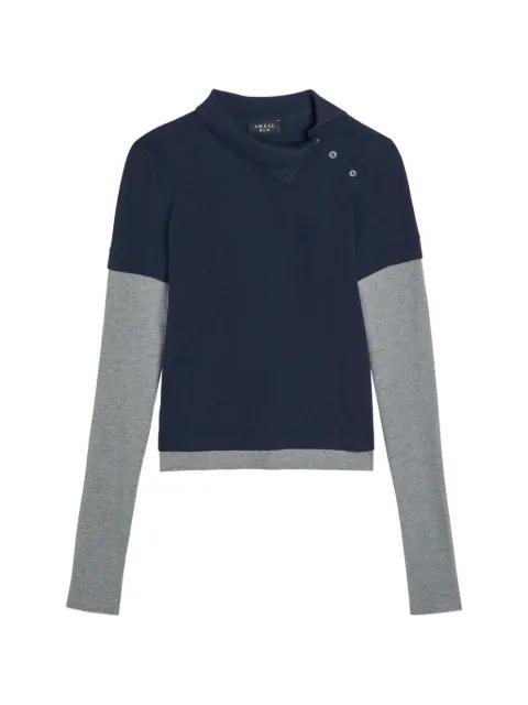 asymmetric polo shirt by A.W.A.K.E MODE