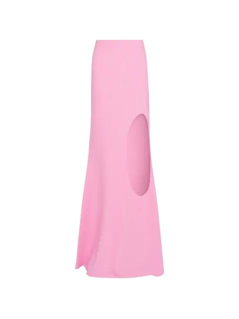 cut-out flared maxi skirt by A.W.A.K.E MODE