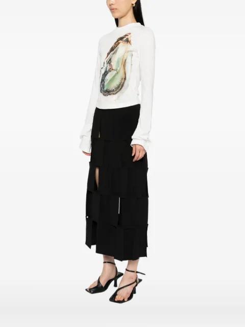 oyster graphic-printed T-shirt by A.W.A.K.E MODE