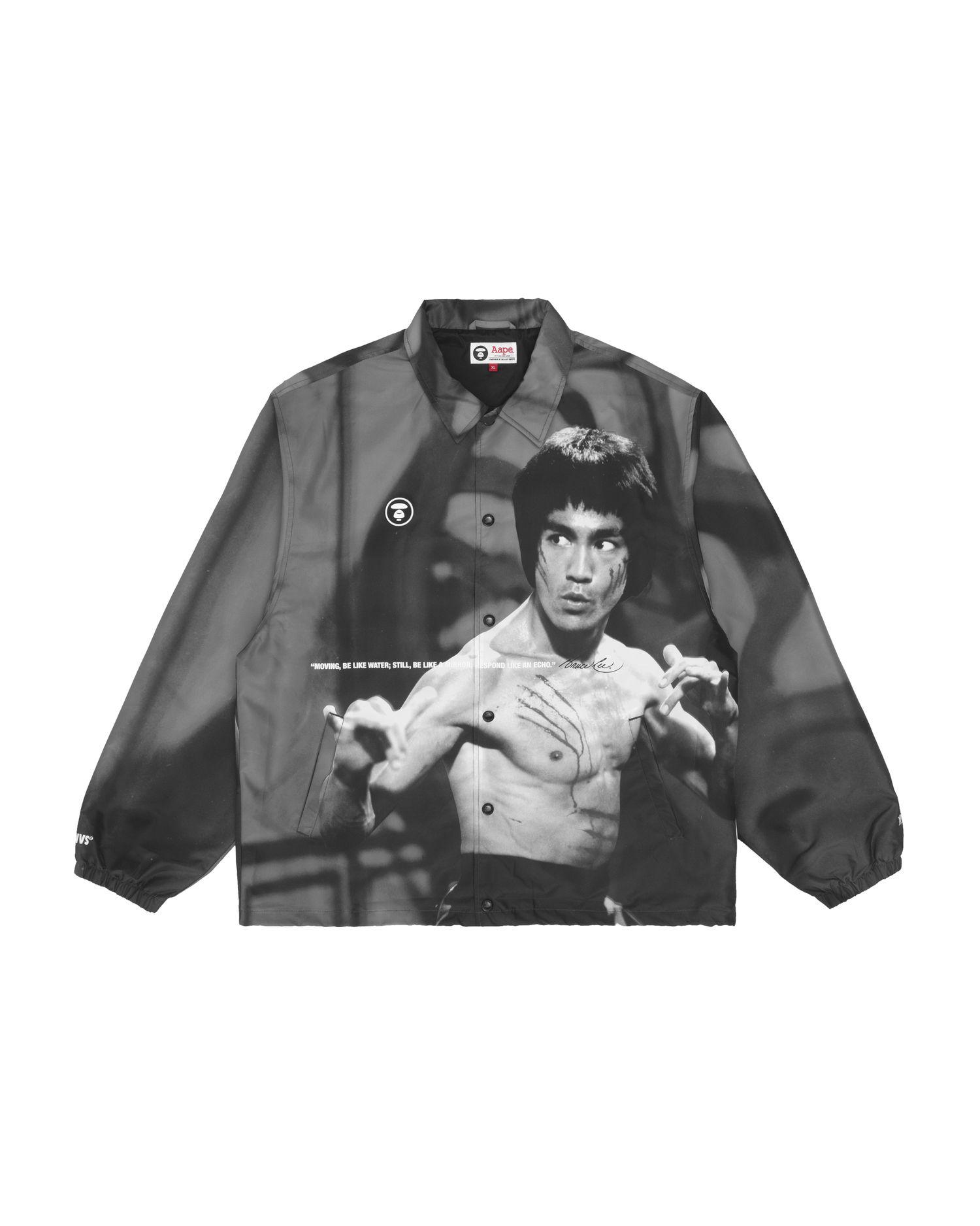 X Bruce Lee Moonface coach jacket by AAPE