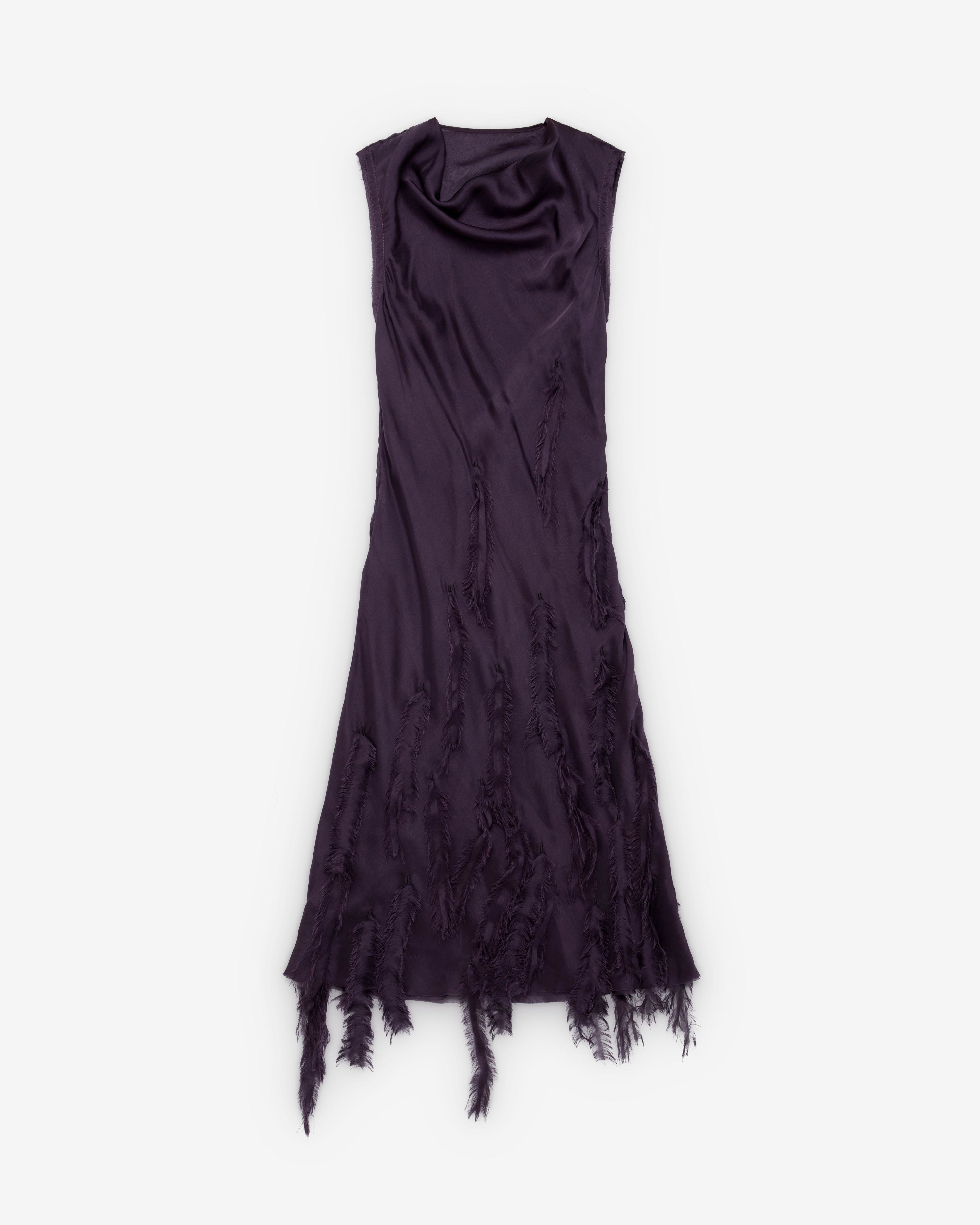 Aaron Esh - Women's Feather Dress - (Mauve) by AARON ESH
